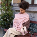 Doomoo Amnings/Snuttefilt Med Bitis - Rosa