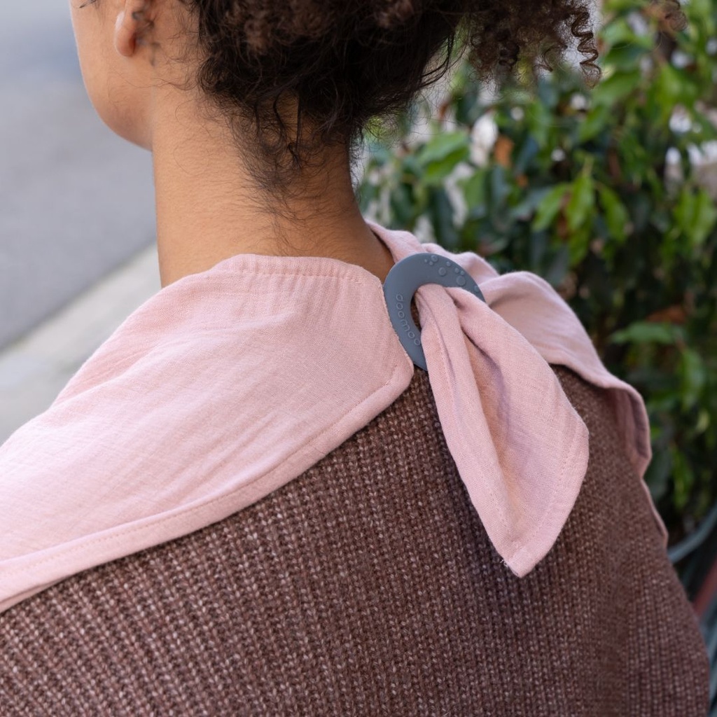 Doomoo Amnings/Snuttefilt Med Bitis - Rosa