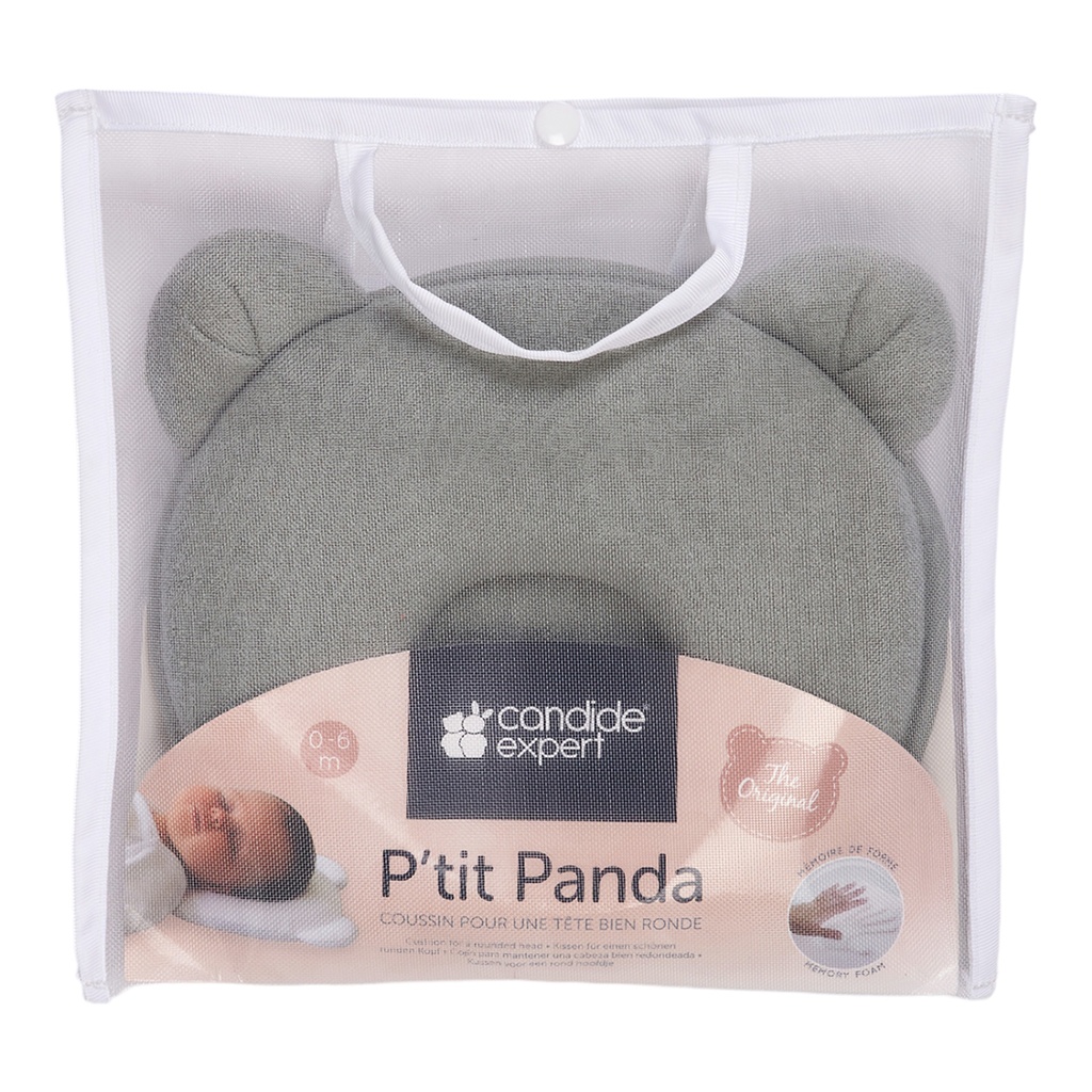 Candide Panda Babykudde - Khaki