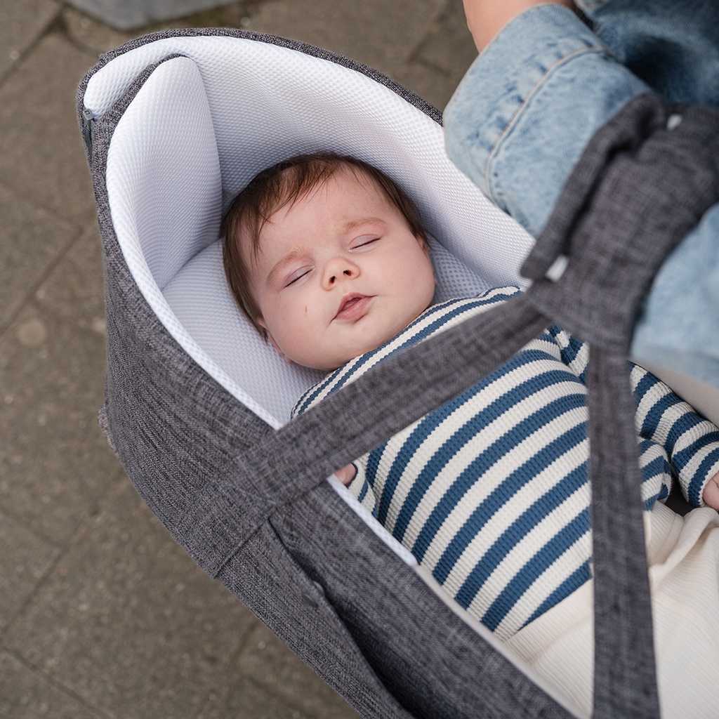 Doomoo Babynest Mjuklift 3-i-1 Grå
