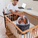 Doomoo Babynest Mjuklift 3-i-1 Grå