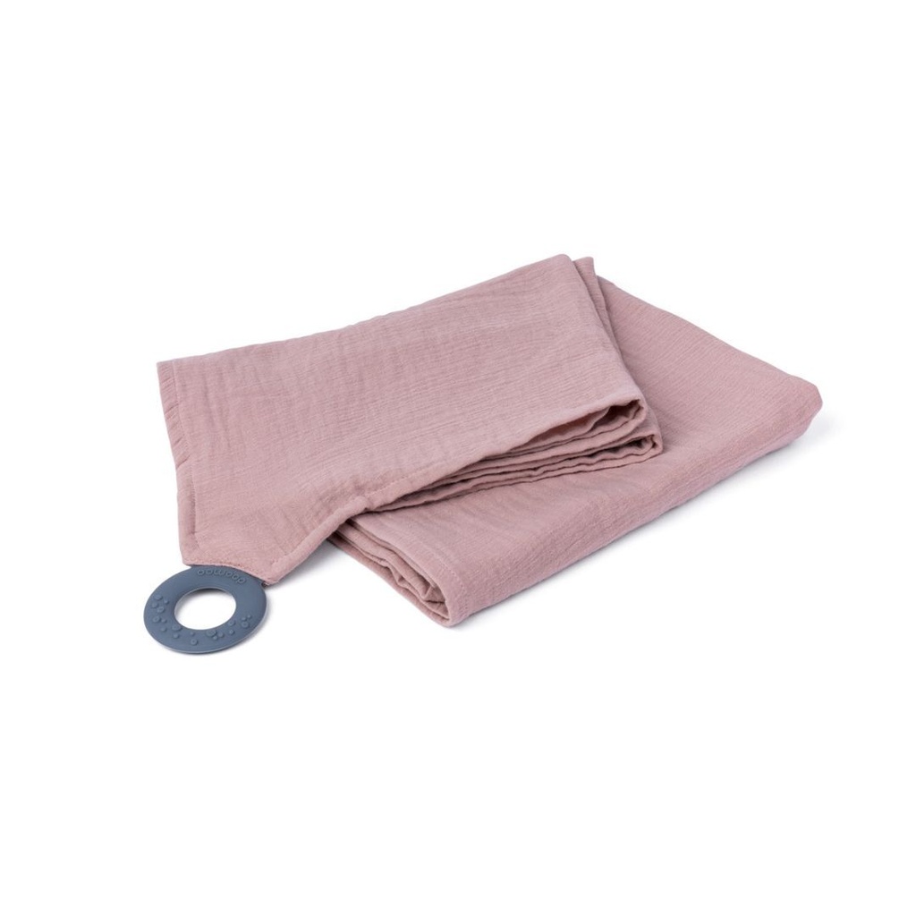 Doomoo Amnings/Snuttefilt Med Bitis - Rosa